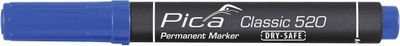Pica 520/41 Permanent Marker 1-4mm rond blauw,10st.