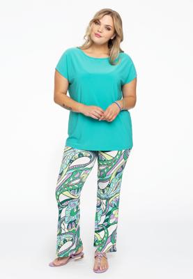 Yoek Pantalon bootleg BARI | Wit | Maat 50/52