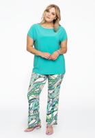 Yoek Pantalon bootleg BARI | Wit | Maat 50/52