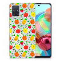 Samsung Galaxy A71 | Siliconen Case | Fruits
