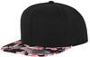 Flexfit FX6089F Floral Snapback - Black/Red (Floral) - One Size