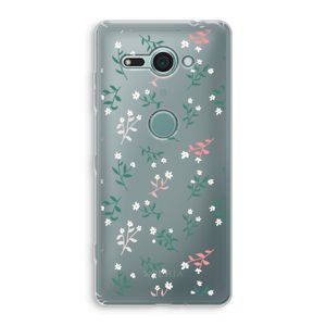 Small white flowers: Sony Xperia XZ2 Compact Transparant Hoesje