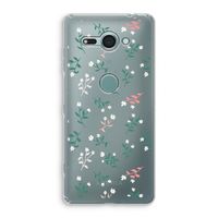 Small white flowers: Sony Xperia XZ2 Compact Transparant Hoesje