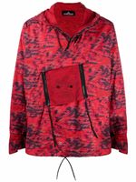 Stone Island Shadow Project veste à imprimé abstrait - Rouge