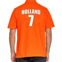 Holland shirt met rugnummer 7 - Nederland fan poloshirt / outfit voor heren 2XL  -