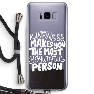 The prettiest: Samsung Galaxy S8 Plus Transparant Hoesje met koord