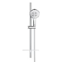 GROHE Rainshower SmartActive 130 Glijstangset - 60cm - ronde handdouche - 3 straalsoorten - gladde doucheslang - met zeepschaal - chroom 26575000 - thumbnail