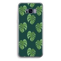Monstera leaves: Samsung Galaxy S8 Plus Transparant Hoesje