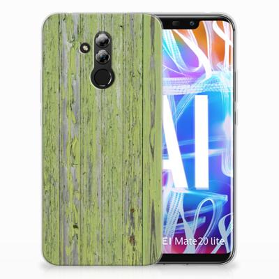 Huawei Mate 20 Lite | Bumper Hoesje | Green Wood