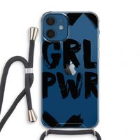 Girl Power #2: iPhone 12 mini Transparant Hoesje met koord