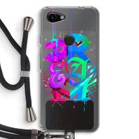 Dream: Pixel 3a Transparant Hoesje met koord