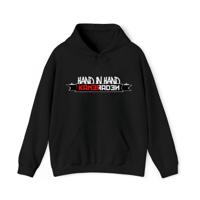 Hoodie relax - Hand in hand - Kameraden - logo voor groot