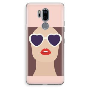 Red lips: LG G7 Thinq Transparant Hoesje