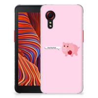 Samsung Galaxy Xcover 5 Telefoonhoesje met Naam Pig Mud