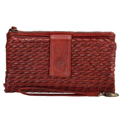 Hide en Stitches Clutch/Portemonnee Atlas Rood