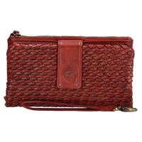 Hide en Stitches Clutch/Portemonnee Atlas Rood Hide en Stitches Clutch/Portemonnee Atlas Rood