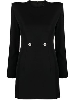 Versace robe courte Hourglass - Noir