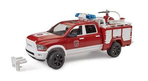 bruder RAM 2500 brandweerwagen met licht en geluid modelvoertuig 02544
