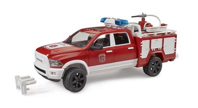 bruder RAM 2500 brandweerwagen met licht en geluid modelvoertuig