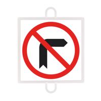 TRAFFIC SIGN PROHIBICION Nº 4 (RIGHT TURN)