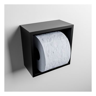 Mondiaz EASY Toiletrolhouder solid surface in- en opbouw 16x16 cm kleur Urban