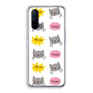 Meow: OnePlus Nord CE 5G Transparant Hoesje