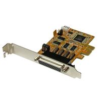 StarTech.com 4-poorts PCI Express (PCIe) RS232 seriële kaart met voedingsuitgang en ESD-beveiliging - thumbnail
