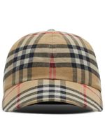 Burberry casquette en coton à motif Nova Check - Tons neutres - thumbnail