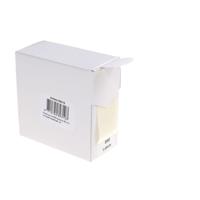 Etiket rillprint 35mm 500st op rol wit