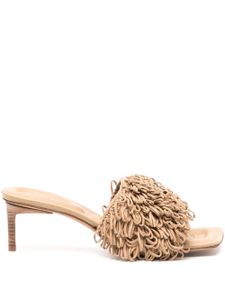 Jacquemus sandales Les mules Piscine - Marron