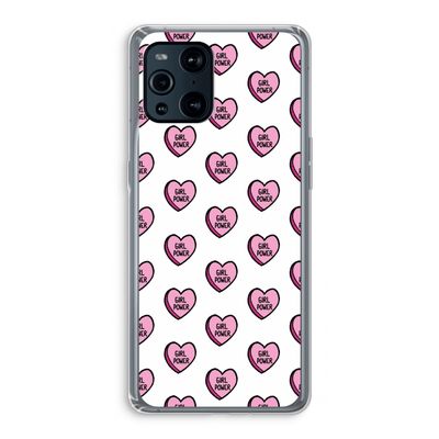 GIRL POWER: Oppo Find X3 Transparant Hoesje