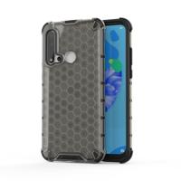 Voor Huawei Nova 5i honingraat schokbestendige PC + TPU beschermhoes (zwart)