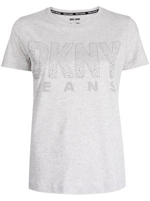 DKNY chemise à détails de clous - Gris
