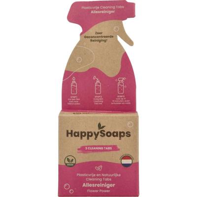Happysoaps Cleaning tabs allesreiniger flower power