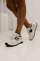 Guess Fonzy Sneakers Dames Beige - Maat 37 - Kleur: Beige | Soccerfanshop