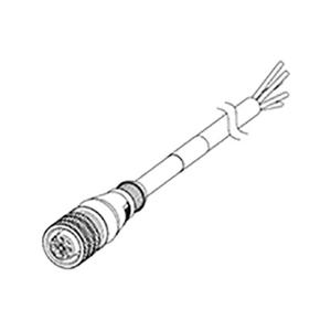 Molex 1200650960 Sensor/actuator connector, geassembleerd Aantal polen (sensoren): 8 Bus 2.00 m 1 stuk(s)