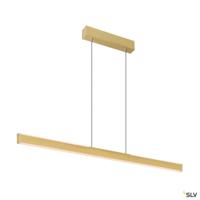SLV kantoor hanglampOne Linear 2x10w Led 140cm mat messing - 1006187