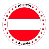 Oostenrijk vlag print bierviltjes