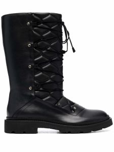 Bally bottines en cuir à lacets - Noir