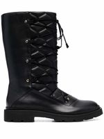 Bally bottines en cuir à lacets - Noir