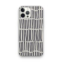 Moroccan stripes: iPhone 12 Pro Max Transparant Hoesje Moroccan stripes: iPhone 12 Pro Max Transparant Hoesje