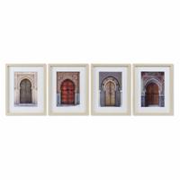 Schilderij DKD Home Decor Arabisch (35 x 2 x 45 cm) (4 Stuks)