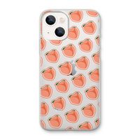 Just peachy: iPhone 13 mini Transparant Hoesje Just peachy: iPhone 13 mini Transparant Hoesje
