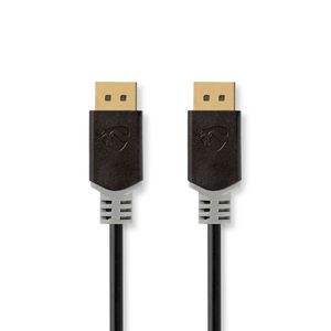 Nedis DisplayPort-Kabel | DisplayPort Male | DisplayPort Male | 2 m / Grijs | 1 stuks - CCBW37000AT20 CCBW37000AT20