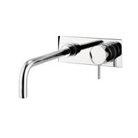 Crosswater Kai Lever inbouw wastafelkraan op plaat met inbouwdeel chroom sw24510/sw84108