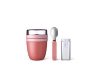 2-delige Mepal lunchset ellipse vivid mauve lunchpot + vouwlepel