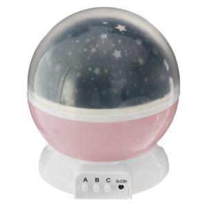 Nachtlamp sterren projector - 3 standen - 360 graden - galaxy projector sterrenhemel - roze   -