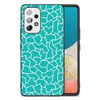 Samsung Galaxy A53 Leuk Telefoonhoesje Cracks Blue