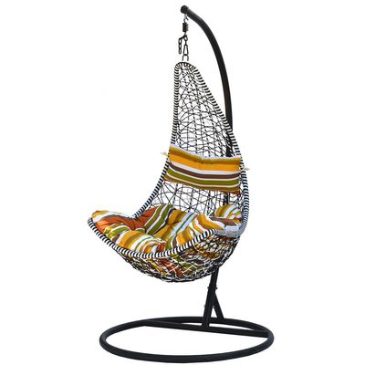 Viking Choice Schommelstoel smal wit zwart Viking Choice Schommelstoel smal wit zwart