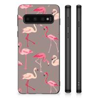 Samsung Galaxy S10 Back Cover Flamingo Samsung Galaxy S10 Back Cover Flamingo